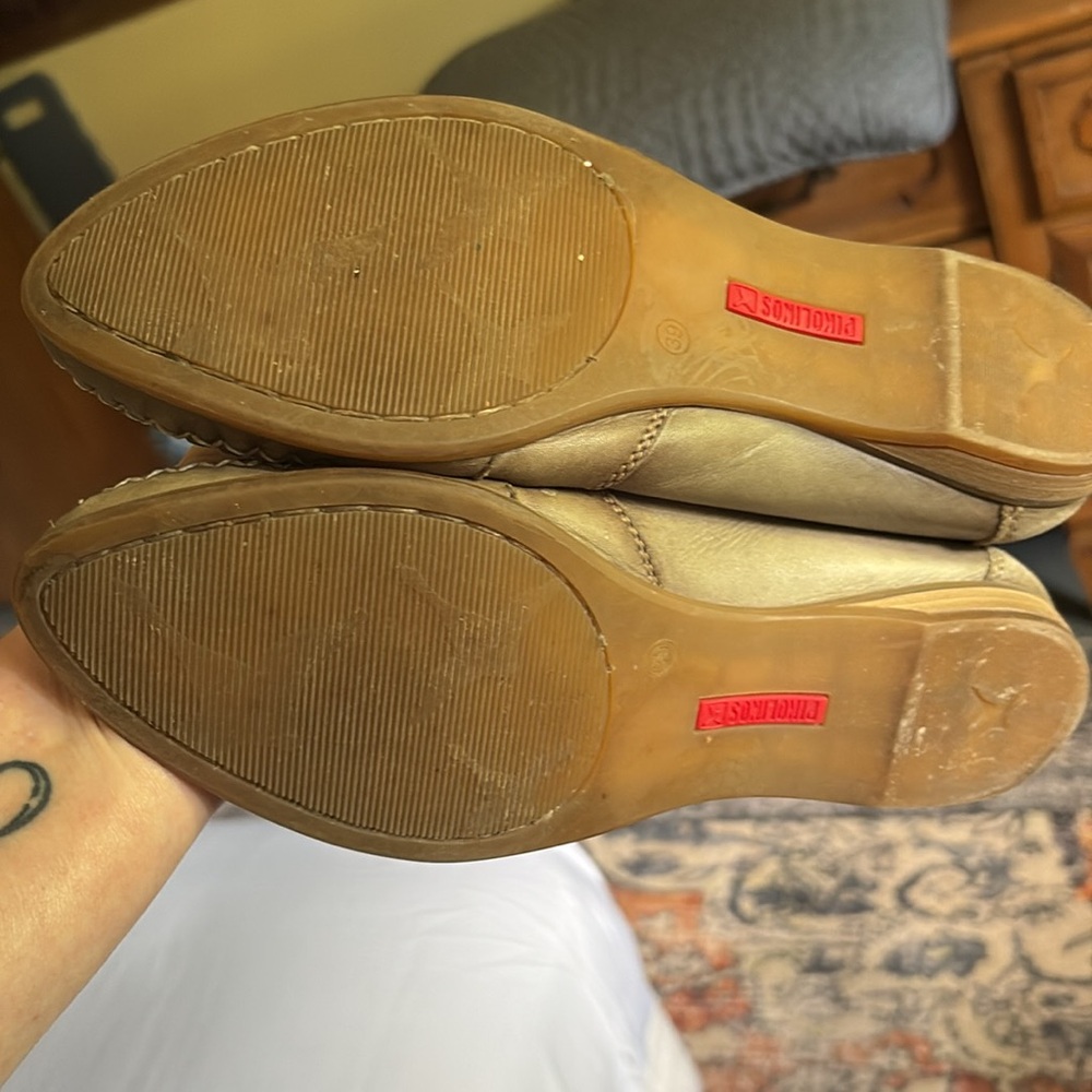 Brown Leather Women's Loafers - Picture 4 of 4